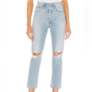 Riley high rise straight crop, Agolde, size 24